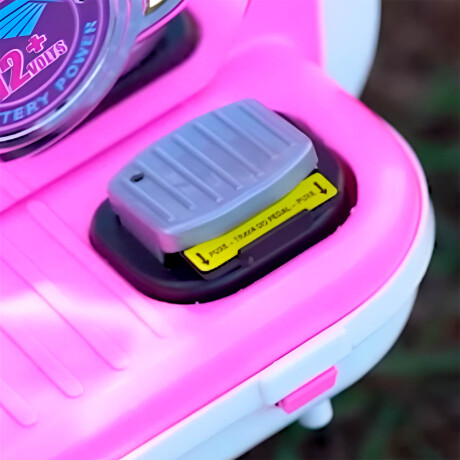 Moto A Batería Con Reversa Luces Y Sonido + Casco Rosa