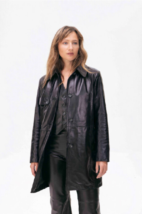 TRENCH LUA NEGRO