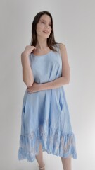 Vestido Carolina Celeste