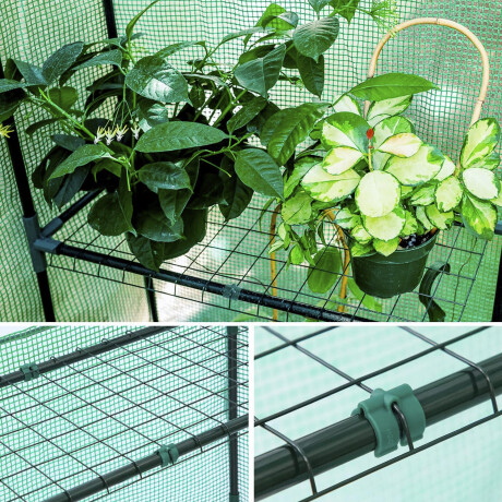 Invernadero Ecodrop con Estantes 145x73x190cm Invernadero Ecodrop con Estantes 145x73x190cm