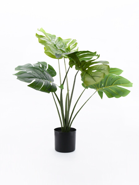 PLANTA ARTIFICIAL MONSTERA VERDE