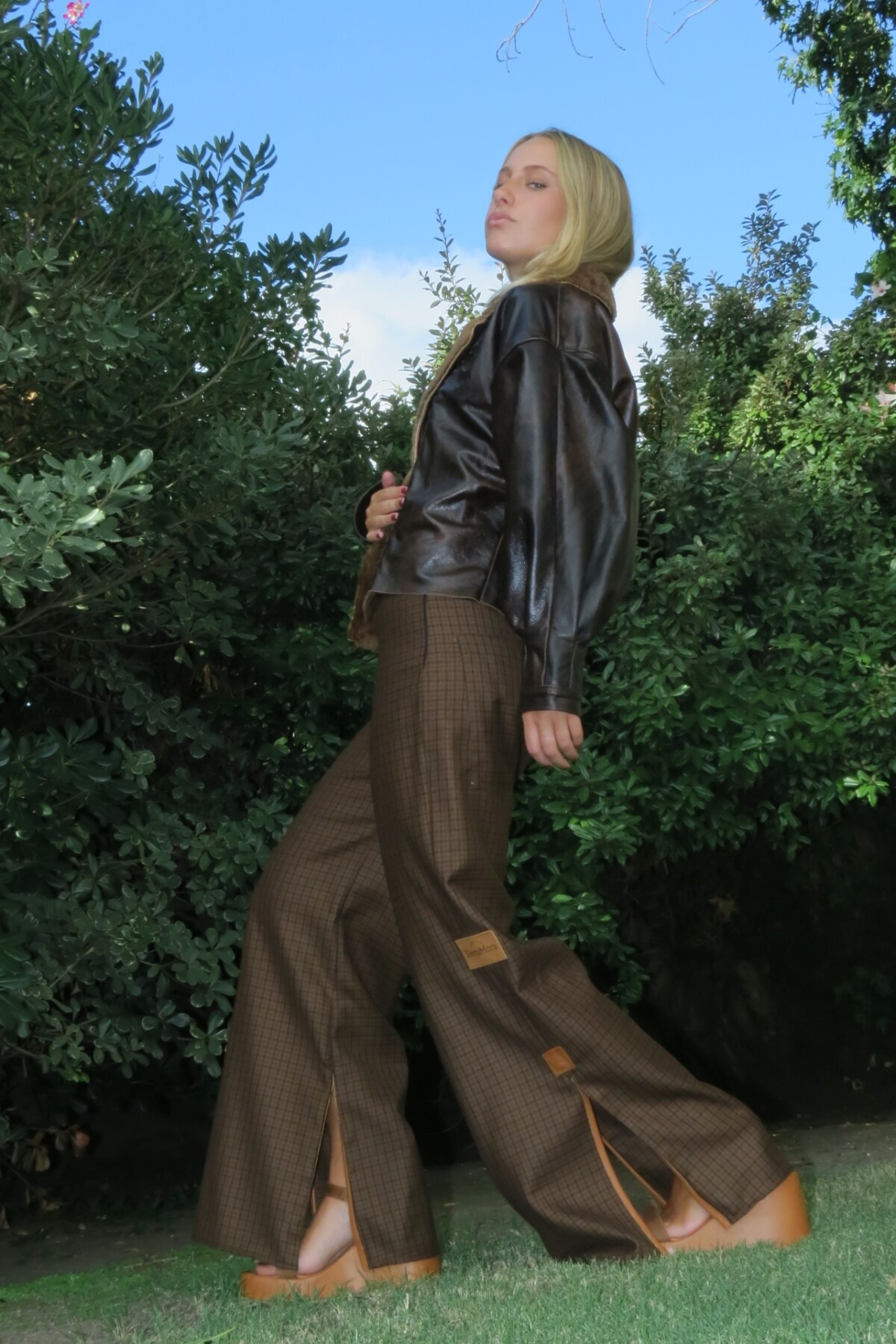 Crazy Pants Vol2 Cuadrille Marrón/bordeaux