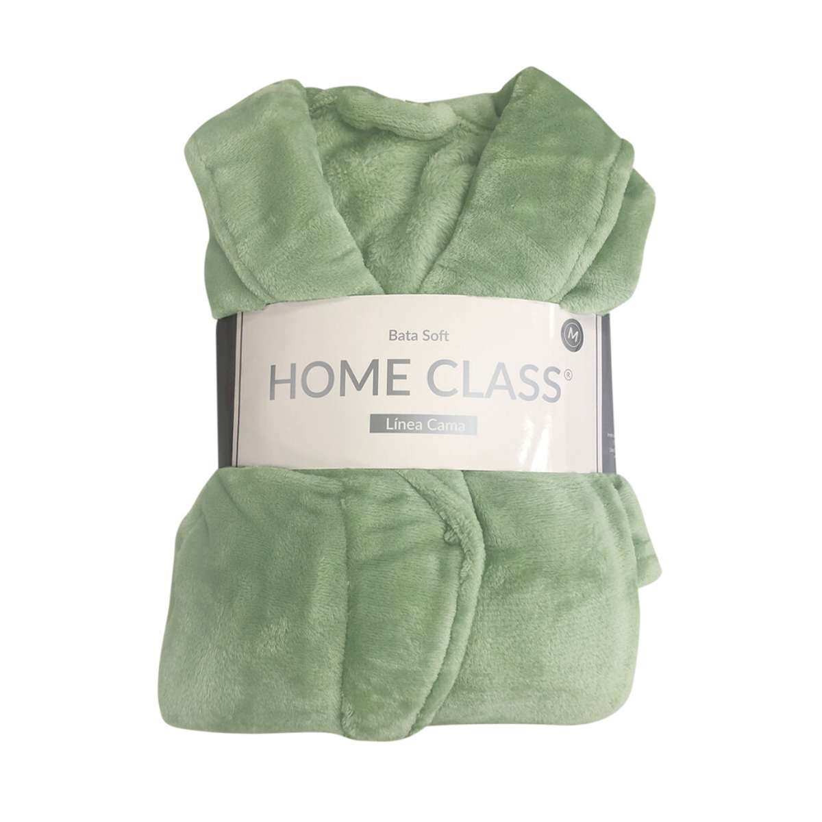Bata de Cama Microfibra Home Class Talle P al XG - Verde 