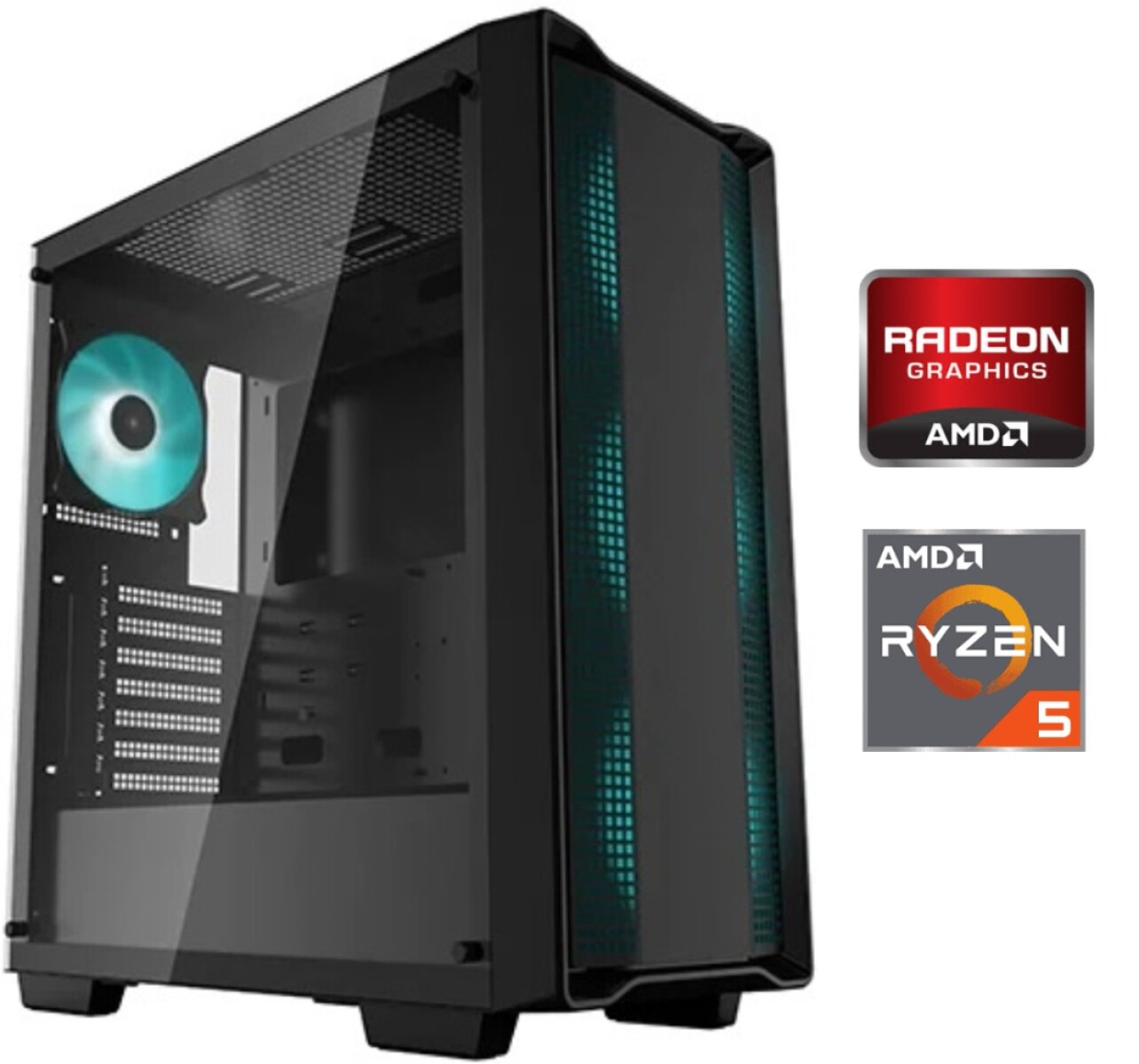 Equipo Gamer Ryzen 5 3400G, 16GB, 500GB Nvme, Gráficos Radeon 