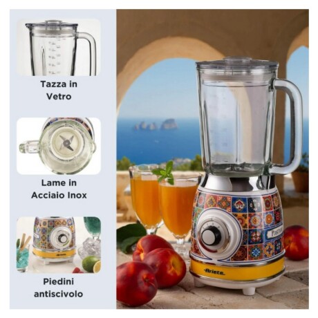 LICUADORA ARIETE GLASS POSITANO 1.5 Lts. VASO VIDRIO LICUADORA ARIETE GLASS POSITANO 1.5 Lts. VASO VIDRIO