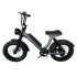 Bicicleta Electrica GoGreen Road Rueda Ancha 500w Bat 10Ah Color Negro