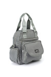 Mochila de nylon Gris