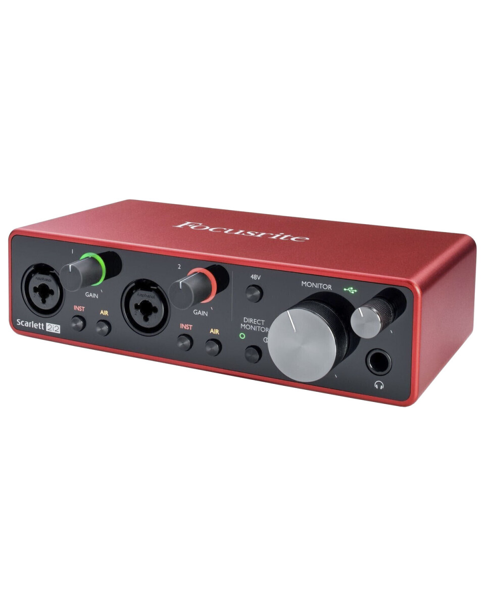 Interfase de audio Focusrite Scarlett 2i2 3ra generación 