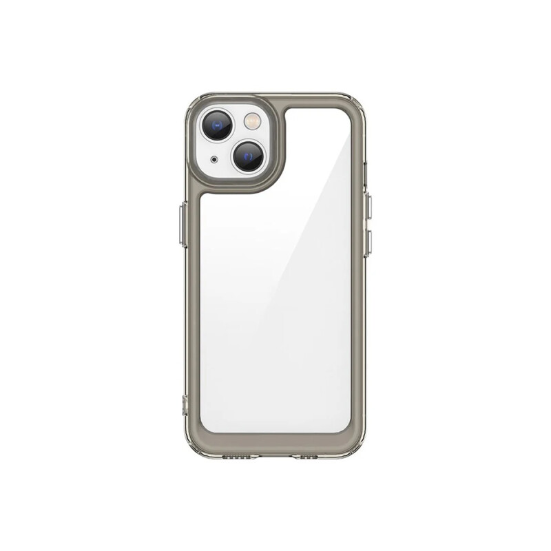Protector para iPhone 13/14 bordes color gris Protector Para Iphone 13/14 Bordes Color Gris