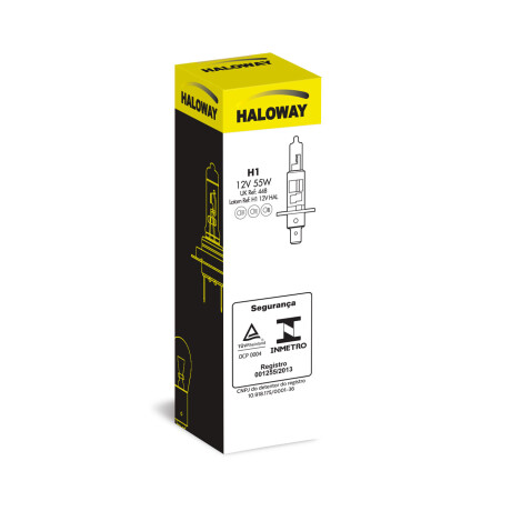 LAMPARA - HALOGENA H1 12V 55W =01655 HALOWAY LAMPARA - HALOGENA H1 12V 55W =01655 HALOWAY