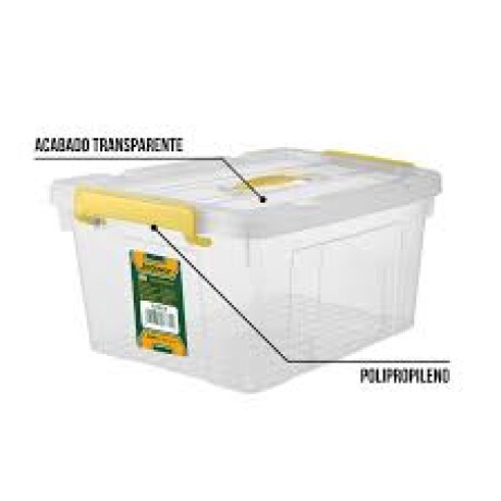 Contenedor Plástico Apilable 66L Transparente Jadever Contenedor Plástico Apilable 66L Transparente Jadever