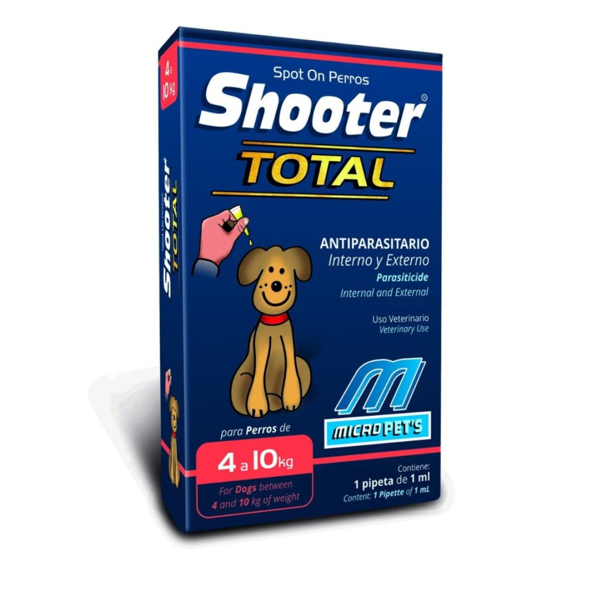 Shooter Total Perro De 4 A 10 Kg 1 Ml 
