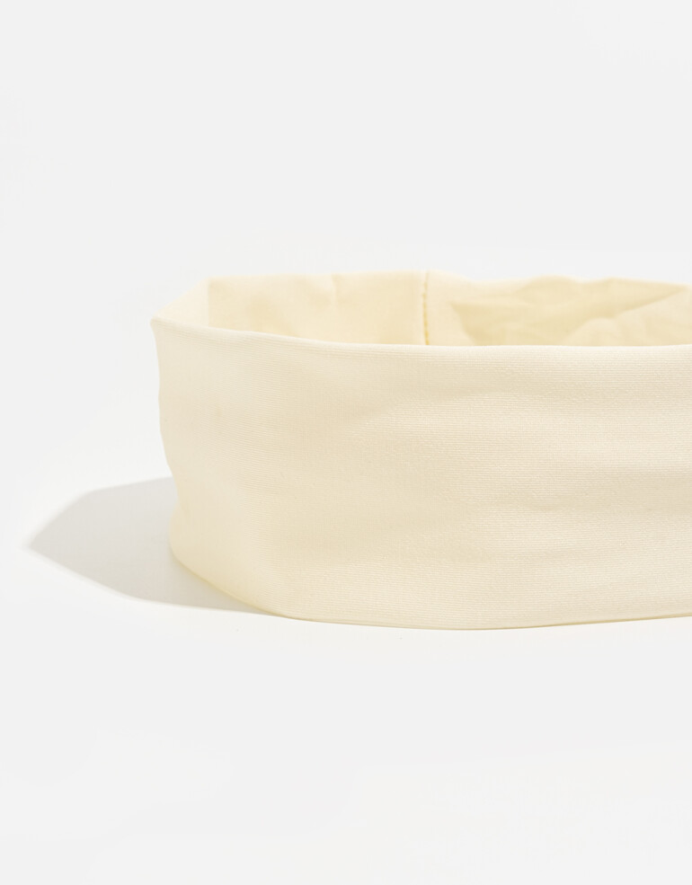 Vinchas Textiles Sporty Vincha Sporty - Blanco Crema