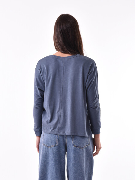 REMERA SANTOU AZUL PIEDRA