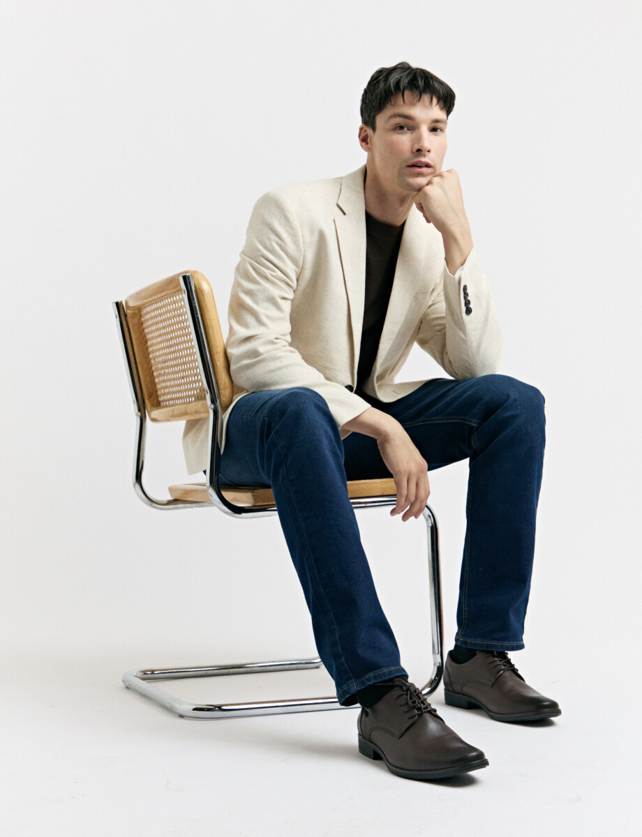 110553 SACO HARRINGTON LABEL Beige