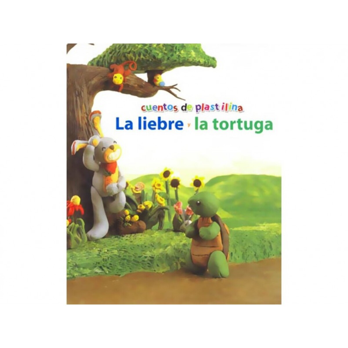 Libro Cuentos de plastilina: La Liebre y la Tortuga 