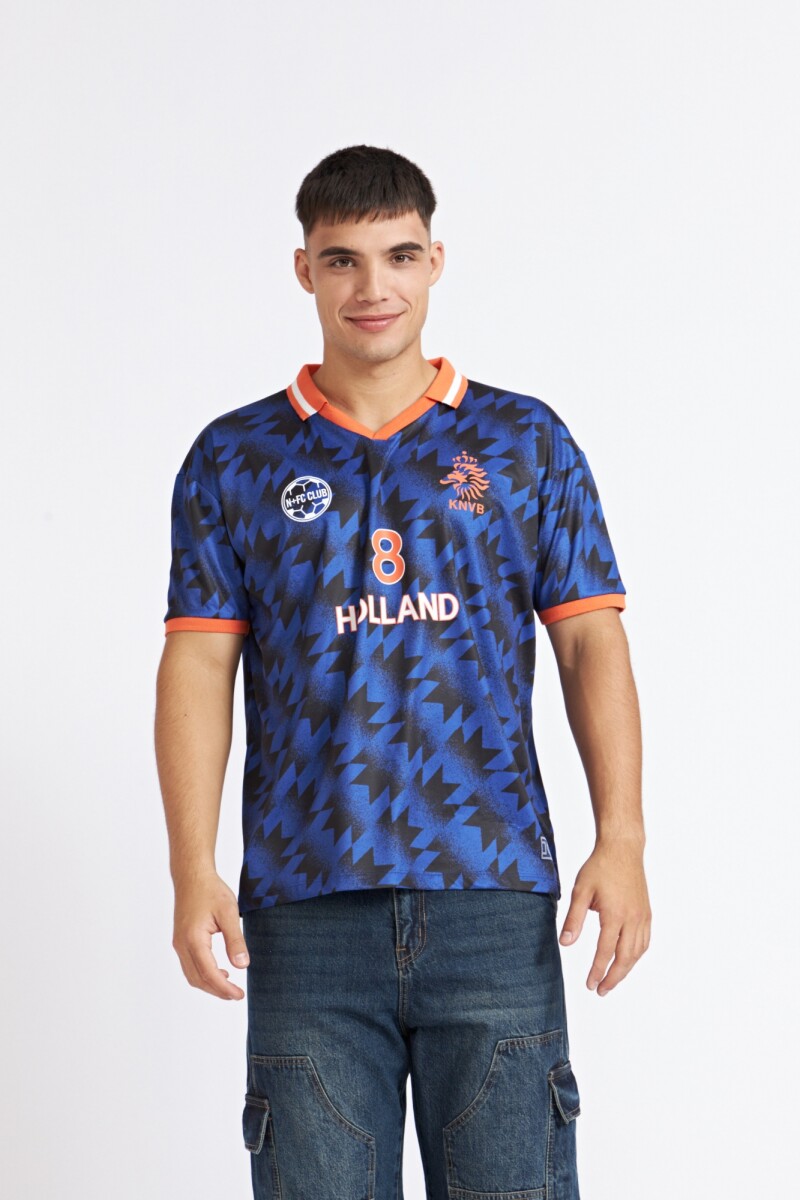 REMERA HOLANDA - AZUL 