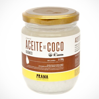 Aceite de Coco Orgánico Prana 200ml Aceite De Coco 200ml Prana