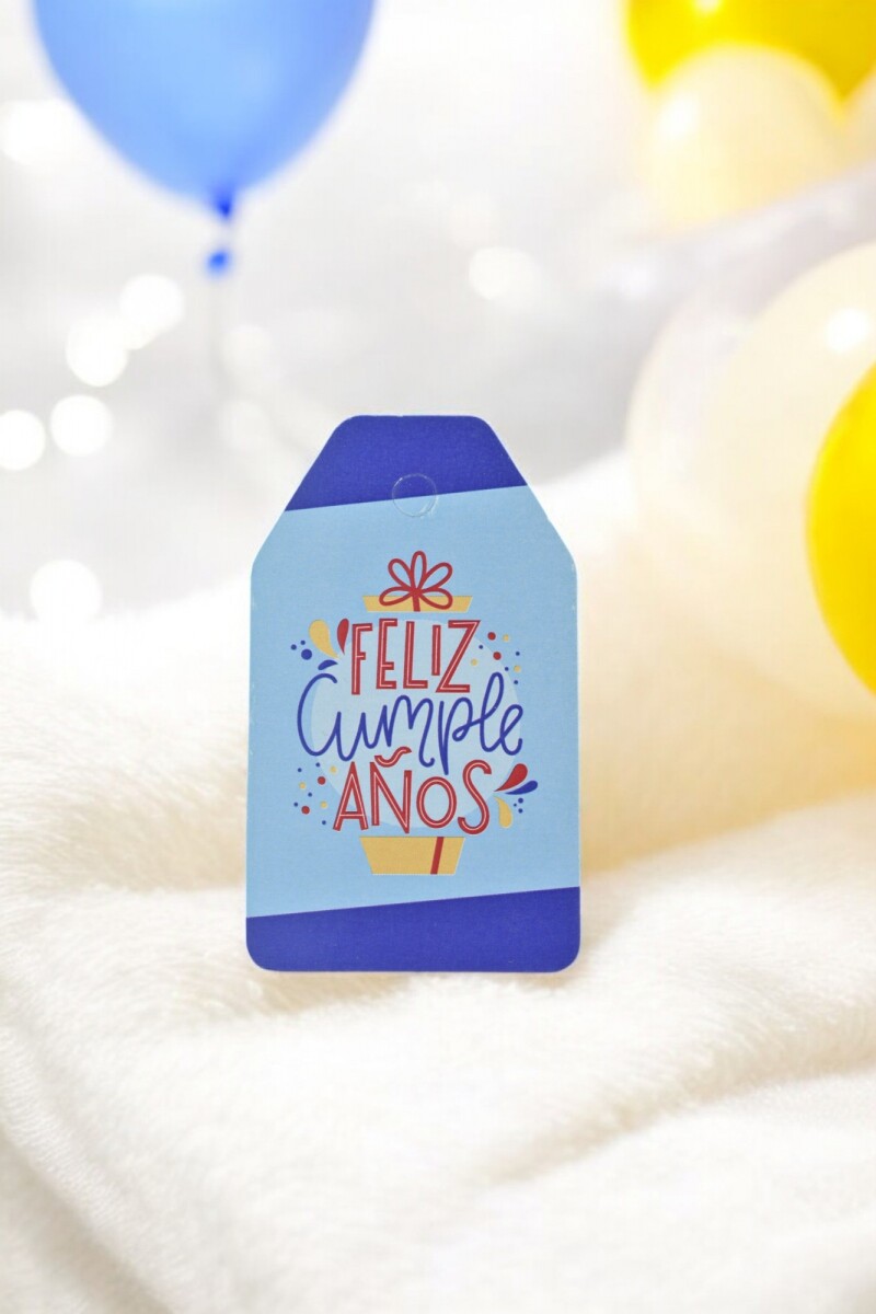 Tag cumpleaños 5x8,5 - DISEÑO 6 