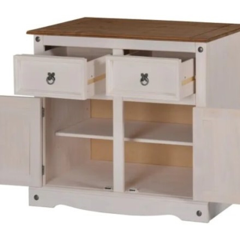 Aparador Herli 2 Puertas 2 Cajones Blanco Aparador Herli 2 Puertas 2 Cajones Blanco