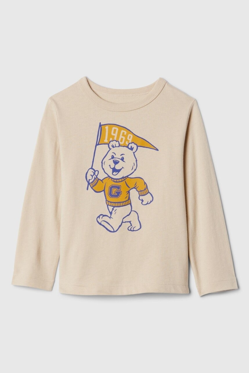 Remera Gráfico Manga Larga Toddler Niño Bedrock 291
