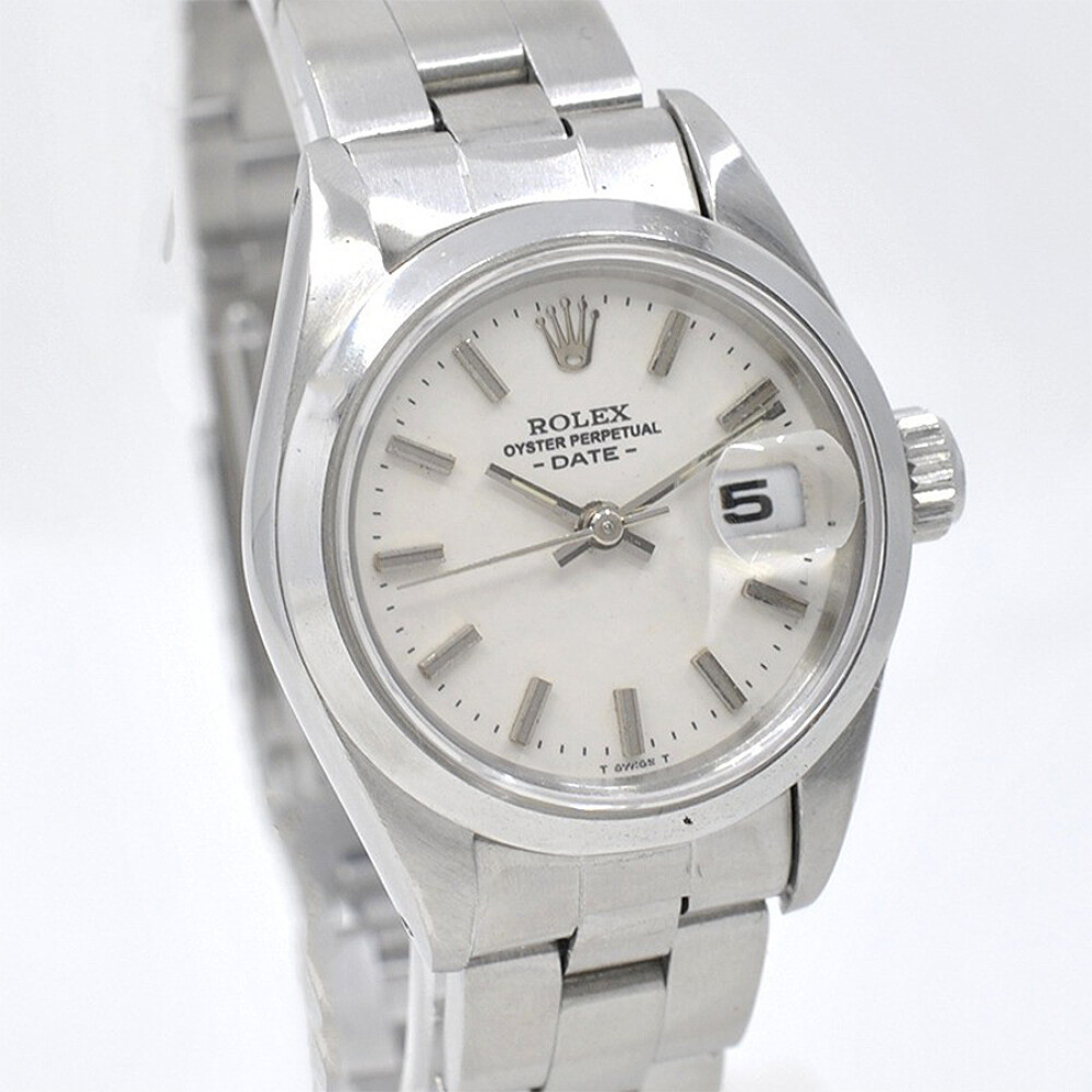 Rolex Date Dama. Referencia 69160. Año 1990. Acero Inox. Caja 26 Mm. Malla Oyster, Pase Rápido. Rolex Date Dama. Referencia 69160. Año 1990. Acero Inox. Caja 26 Mm. Malla Oyster, Pase Rápido.