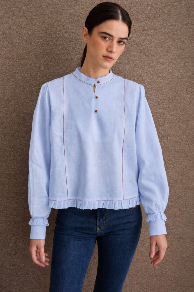 BLUSA WIND Celeste