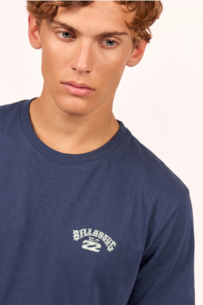 REMERA HERITAGE TEE A-azul