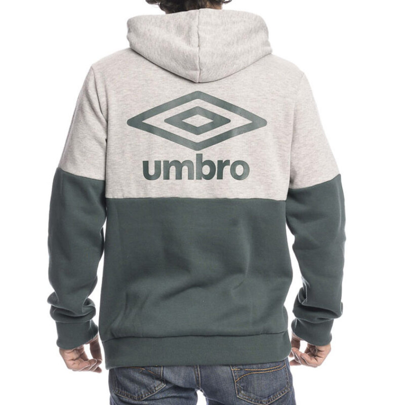 Canguro Infantil Umbro Hoodie Kids Gris Melange