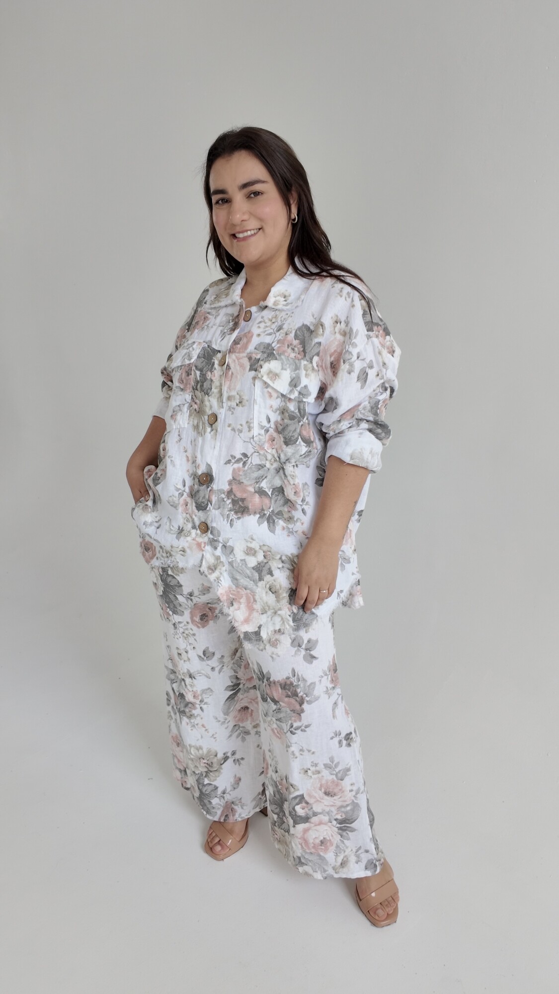 Camisa Málaga Blanco