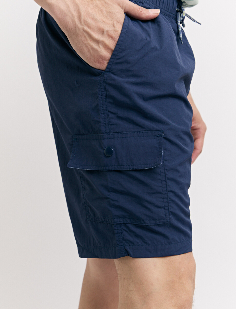 450402 SHORT HARRINGTON LABEL Azul Oscuro