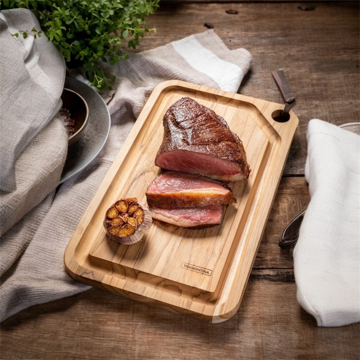 Tabla para Asado 60x36x22cm Tramontina 