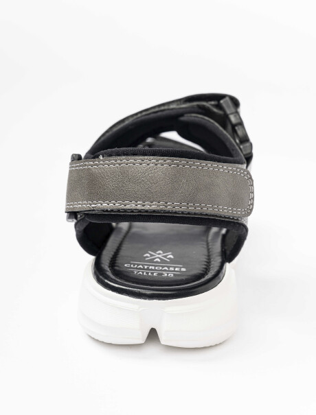 Sandalia deportiva negro