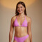 Top+bikini Twist Magenta