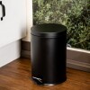 Tacho cesto de basura 20L con tapa negro Tacho cesto de basura 20L con tapa negro