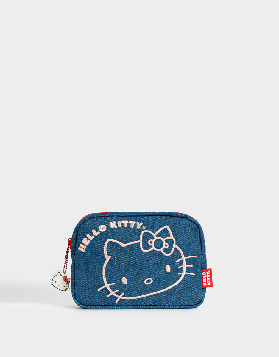 Cartuchera Denim "hello Kitty" 