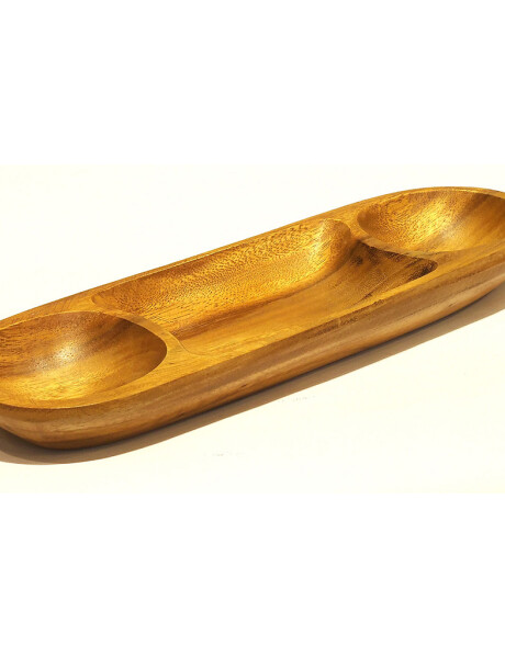 COPETINERO OVAL 3 DIVISIONES MADERA 41X13X4CM COPETINERO OVAL 3 DIVISIONES MADERA 41X13X4CM