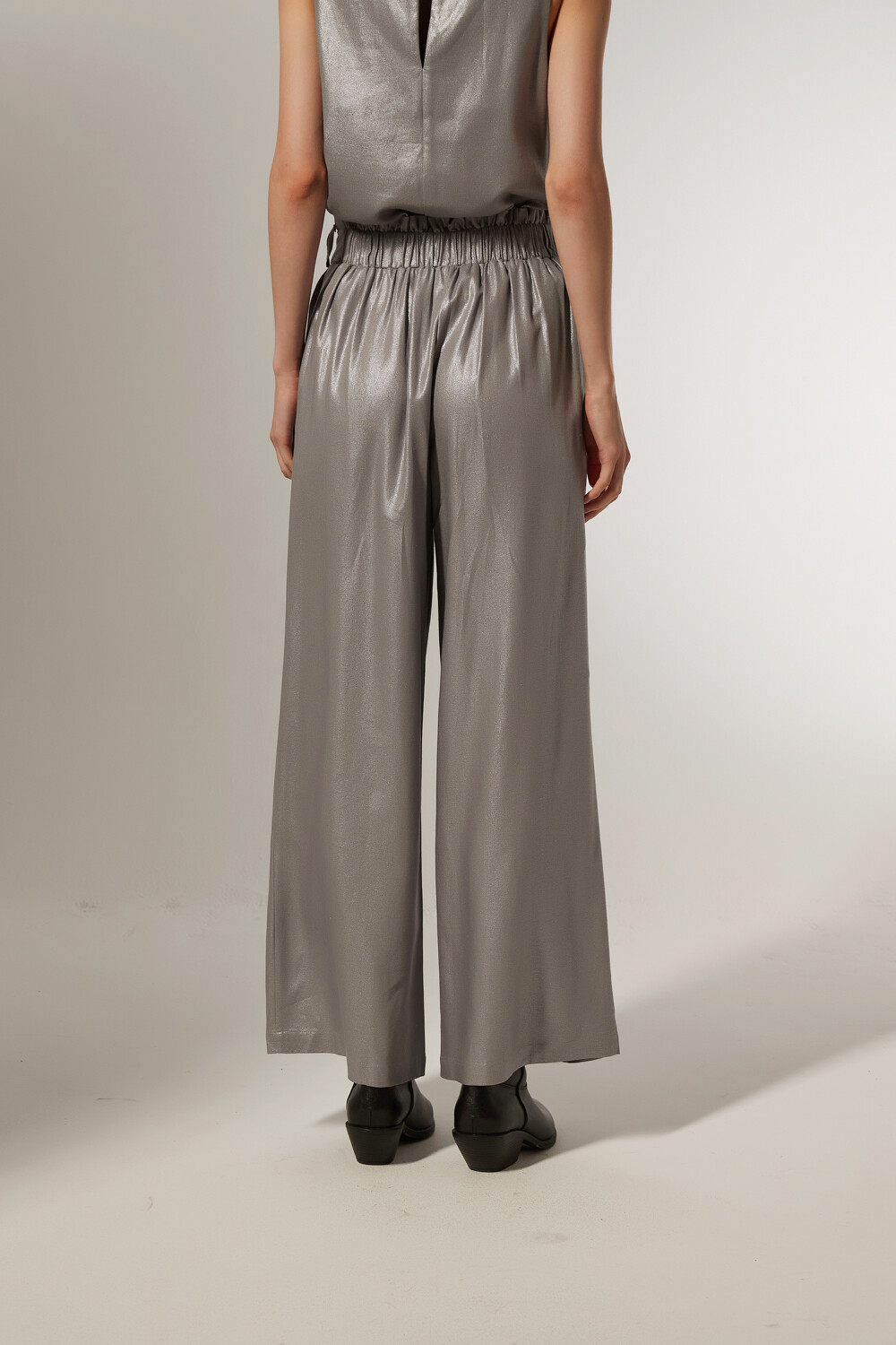 Pantalon Conigli Plateado