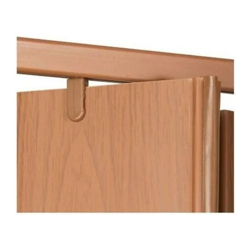 Puerta Pvc Corrediza Plegable Acordeon 210 X 70 Cm Marrón