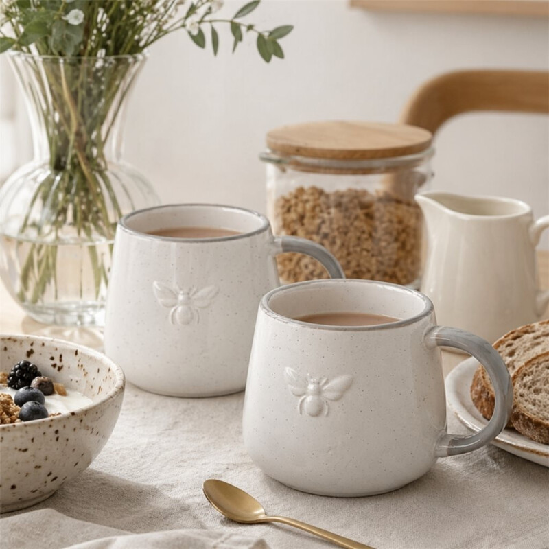 Taza de Ceramica 500ml Diseño Abeja- Por Unidad Taza de Ceramica 500ml Diseño Abeja- Por Unidad