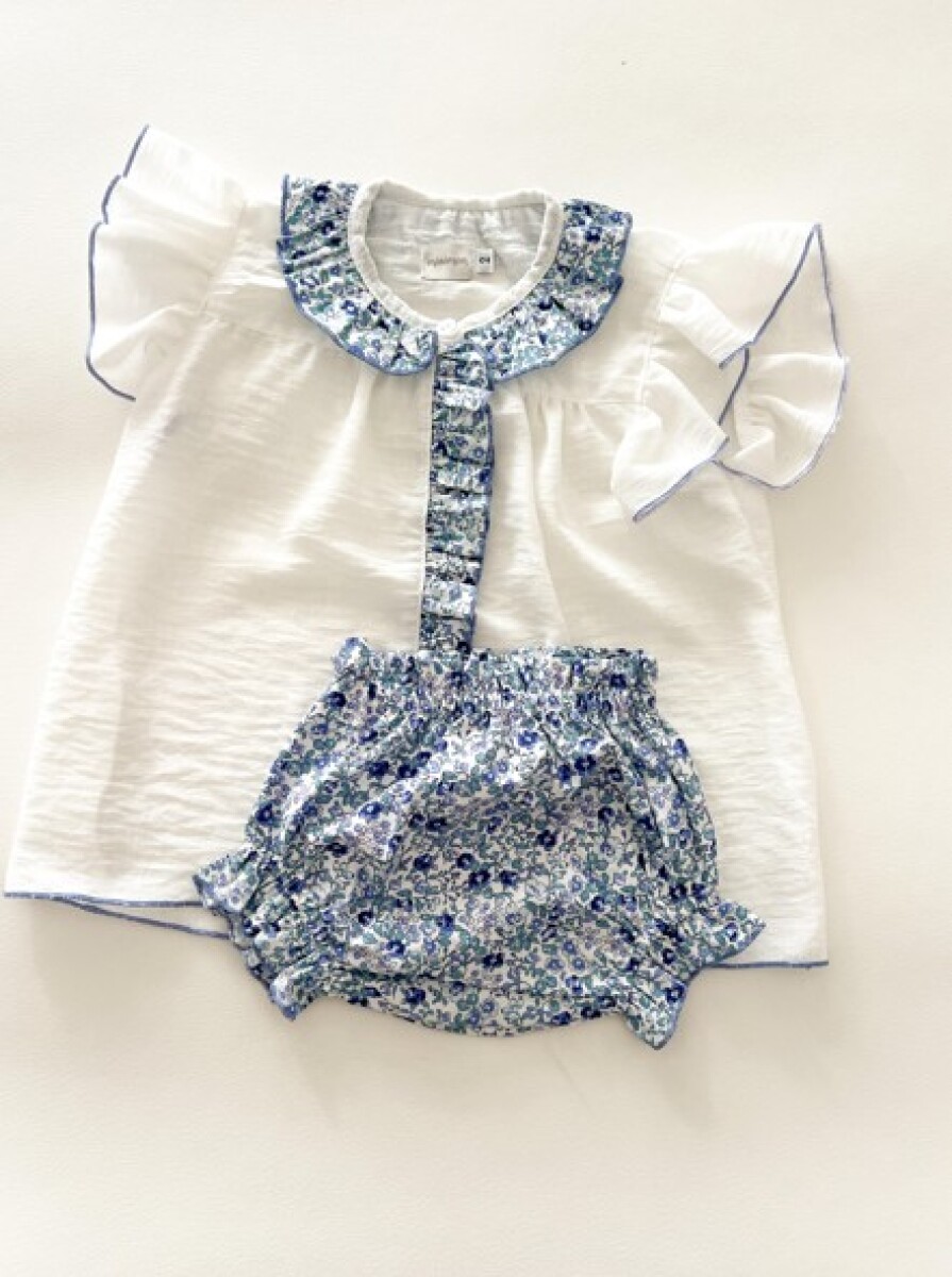 Camisa Kiki liberty blue 