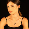 Colgante con cadena Freesia de plata 925 con un brillante Colgante con cadena Freesia de plata 925 con un brillante