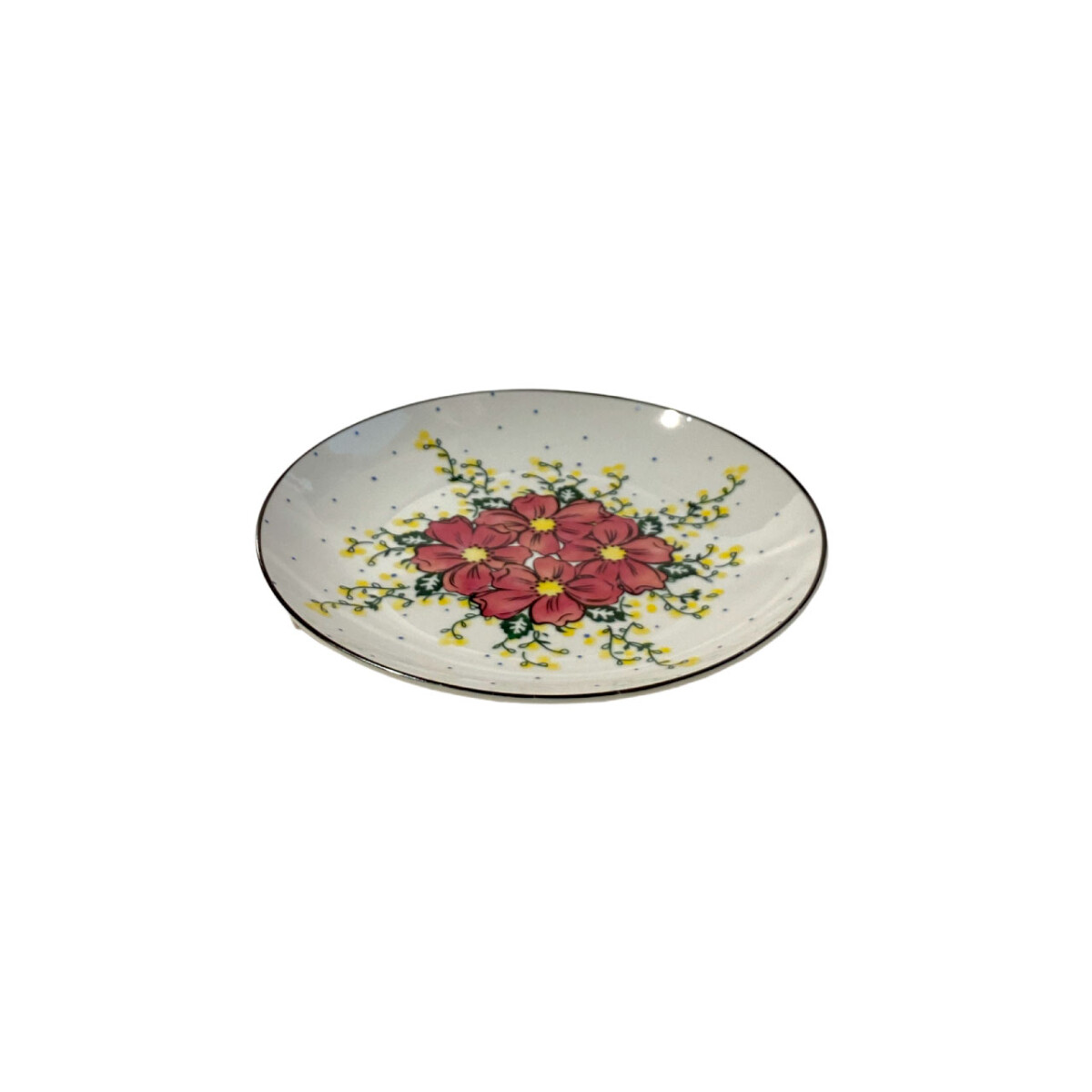 Plato de postre Floral 20cm 