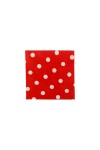 Servilleta 16x16 cm. paquete x 20 ROJO LUNARES