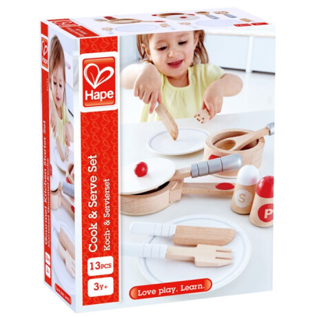 Juego De Cocinar Y Servir Hape Juego De Cocinar Y Servir Hape