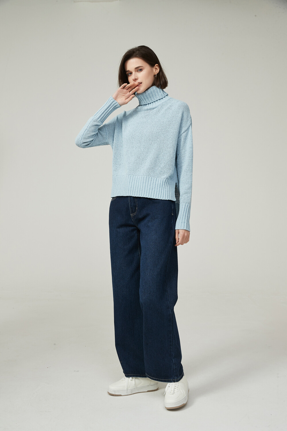 Polera Bangor Celeste