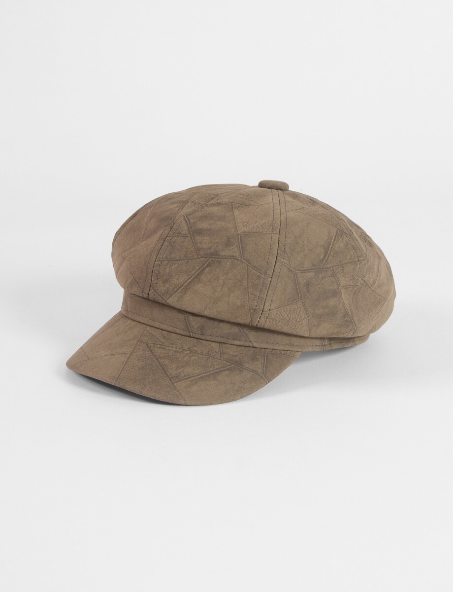 Boina cap texture - tostado 