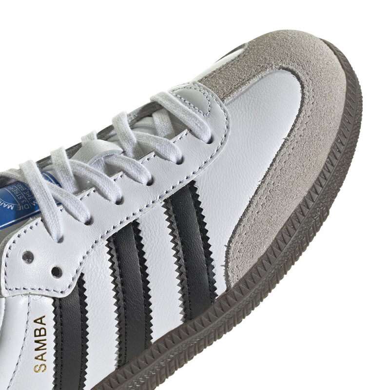 Zapatillas Adidas Samba OG J Unisex Footwear White/ Core Black/gum