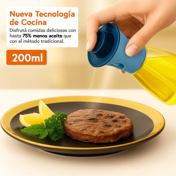 Aceitero Spray IMBACK HMJ057 | Rociador de Vidrio 200ml con Tapa Plástica, Preciso y Saludable Azul Aceitero Spray IMBACK HMJ057 | Rociador de Vidrio 200ml con Tapa Plástica, Preciso y Saludable Azul
