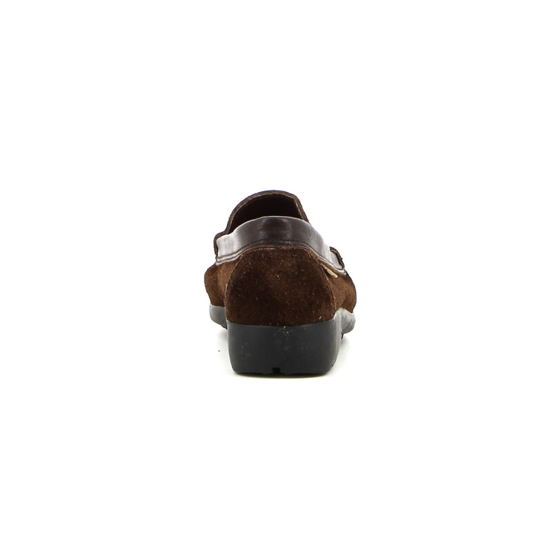 Mocasín Country de Mujer Gamuza 24hs Ibiza Chocolate